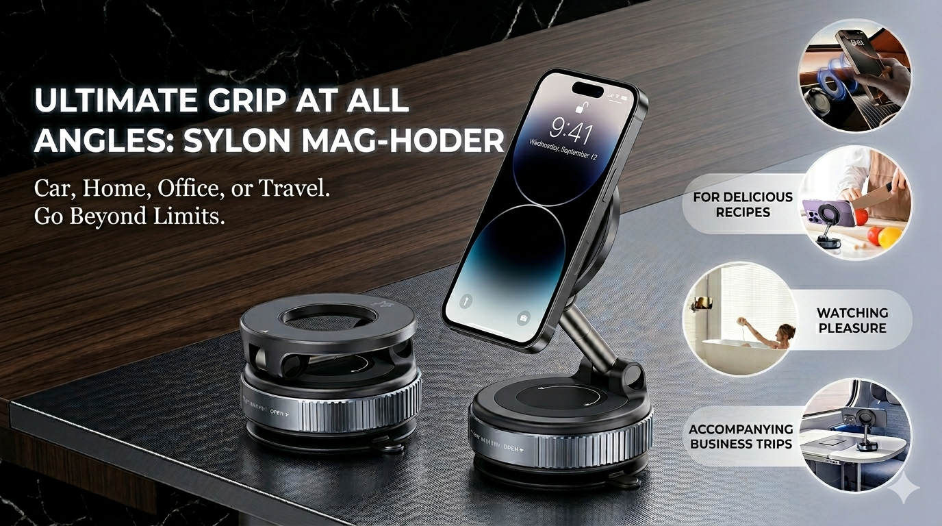 SYLON Vacuum Suction Phone Holder X1Q