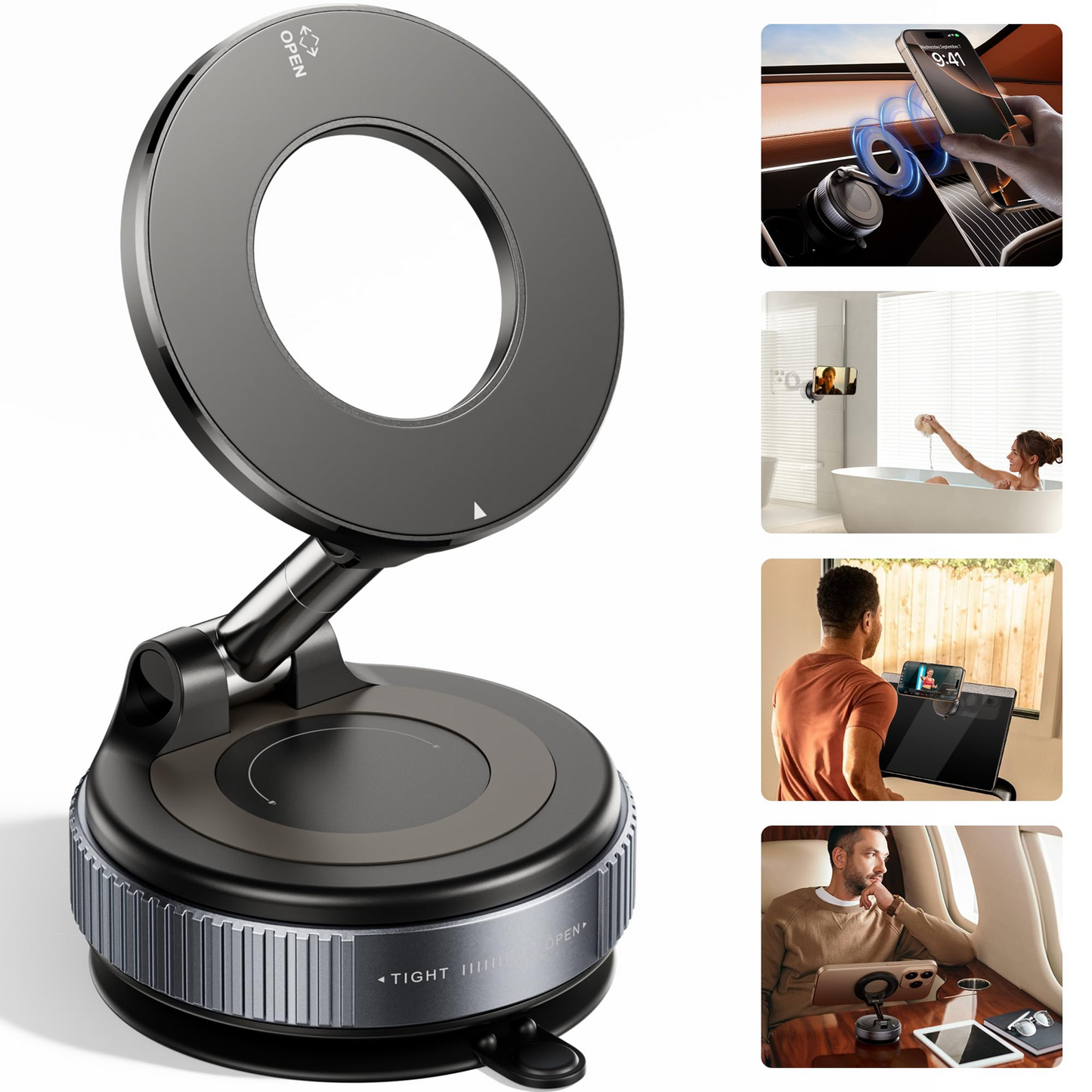 SYLON VacuumLock™ Magnetic Phone Holder