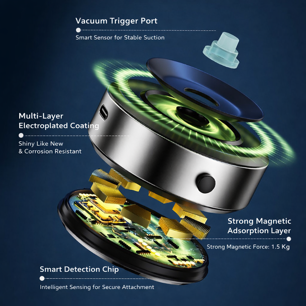 SYLON Vacuum Suction Phone Holder X1Q